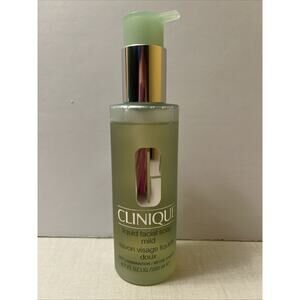 Clinique Mild Liquid Facial Soap 6.7 oz Pump Dry Combination Skin Tested Cleanse